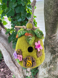 Load image into Gallery viewer, Fairy House Felt Birdhouse
