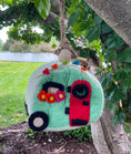 Load image into Gallery viewer, Retro Camper Felt Birdhouse
