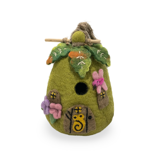 Fairy House Felt Birdhouse