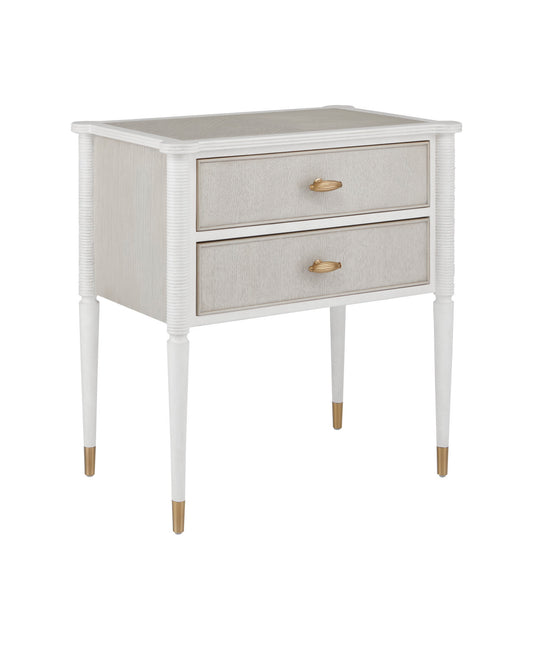 Aster White Nightstand