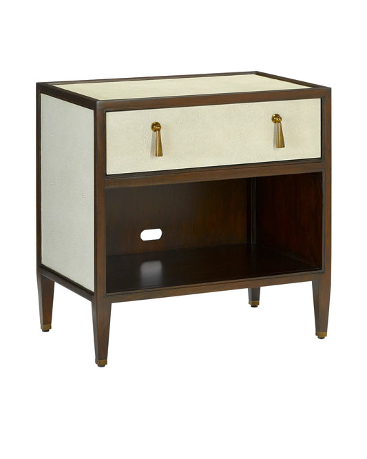 Evie Shagreen Nightstand