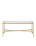 Load image into Gallery viewer, Gilt Twist Bronze Cocktail Table
