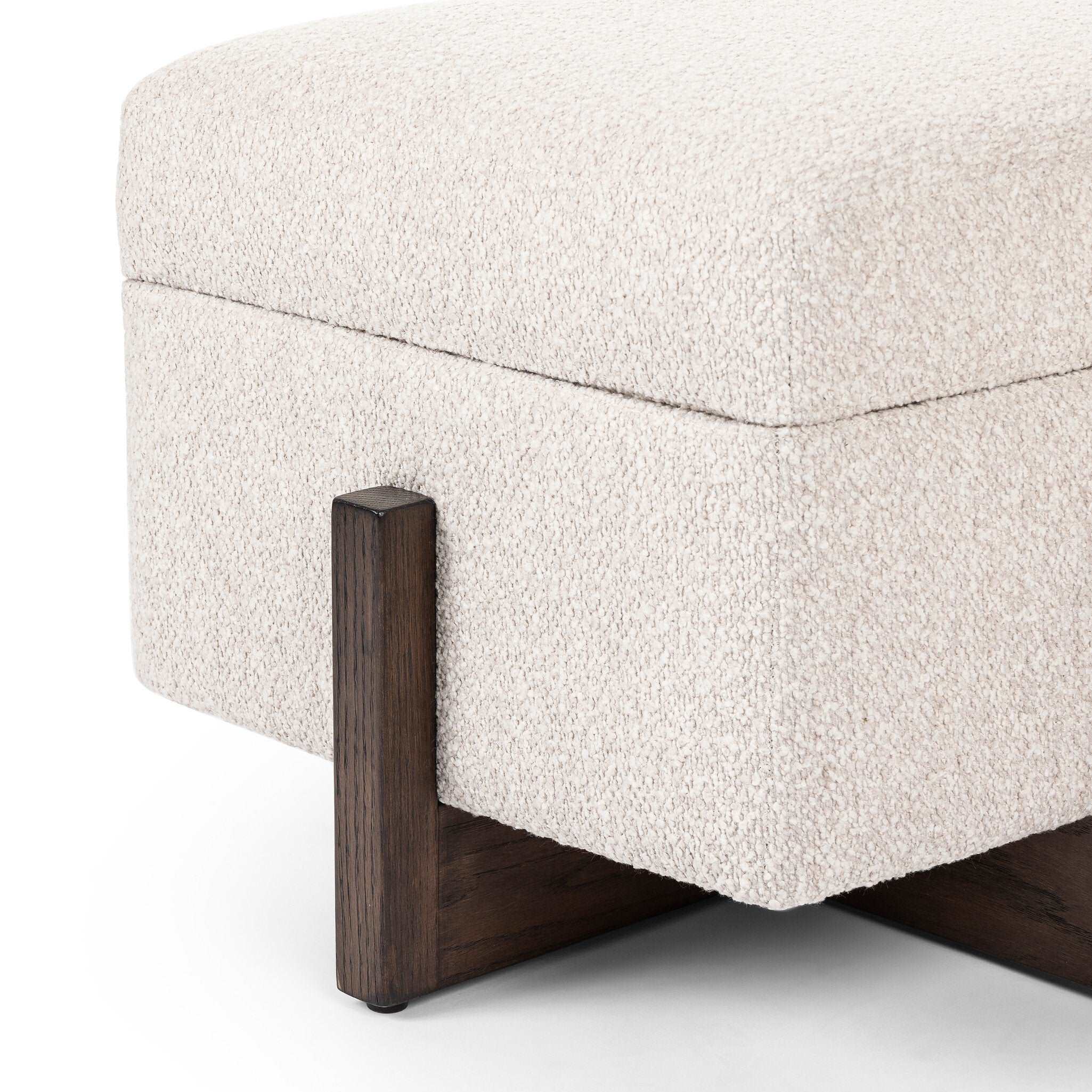 Esben Square Storage Ottoman 25"