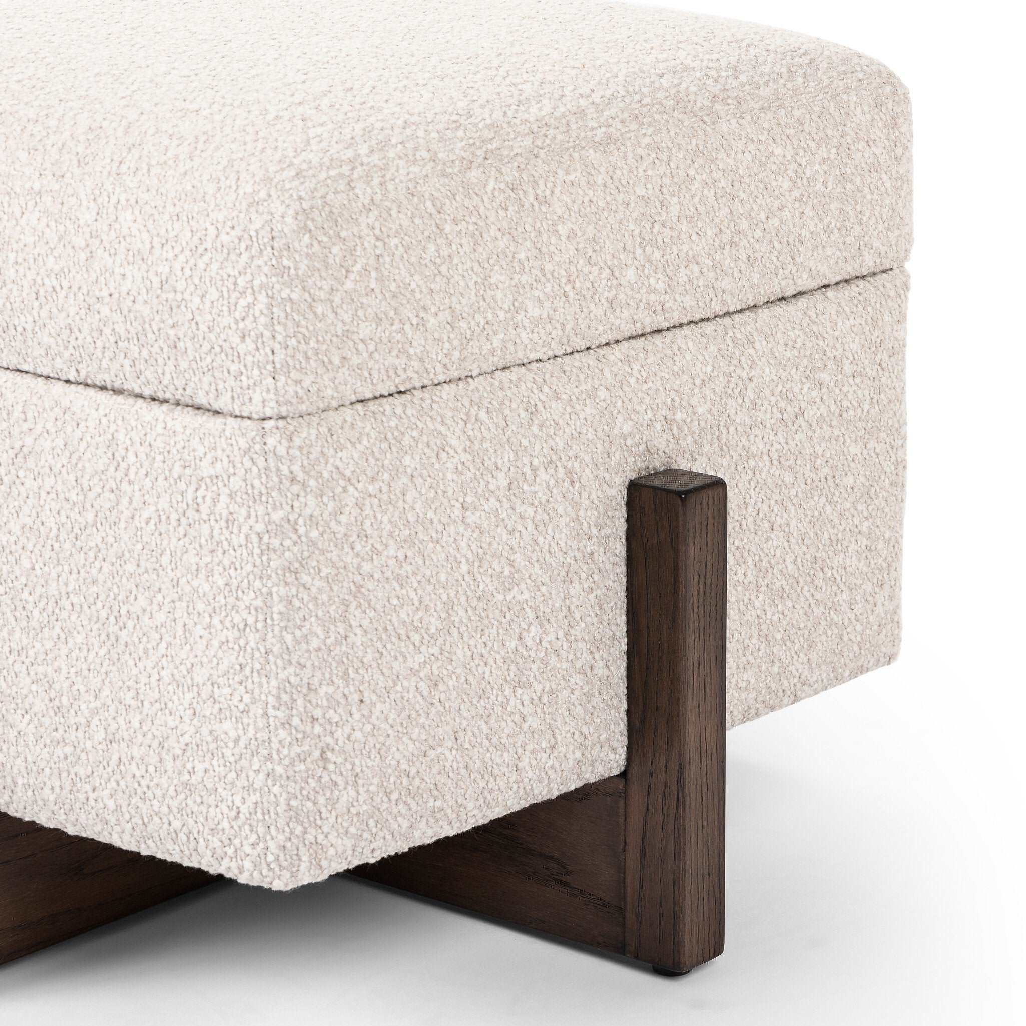 Esben Square Storage Ottoman 25"