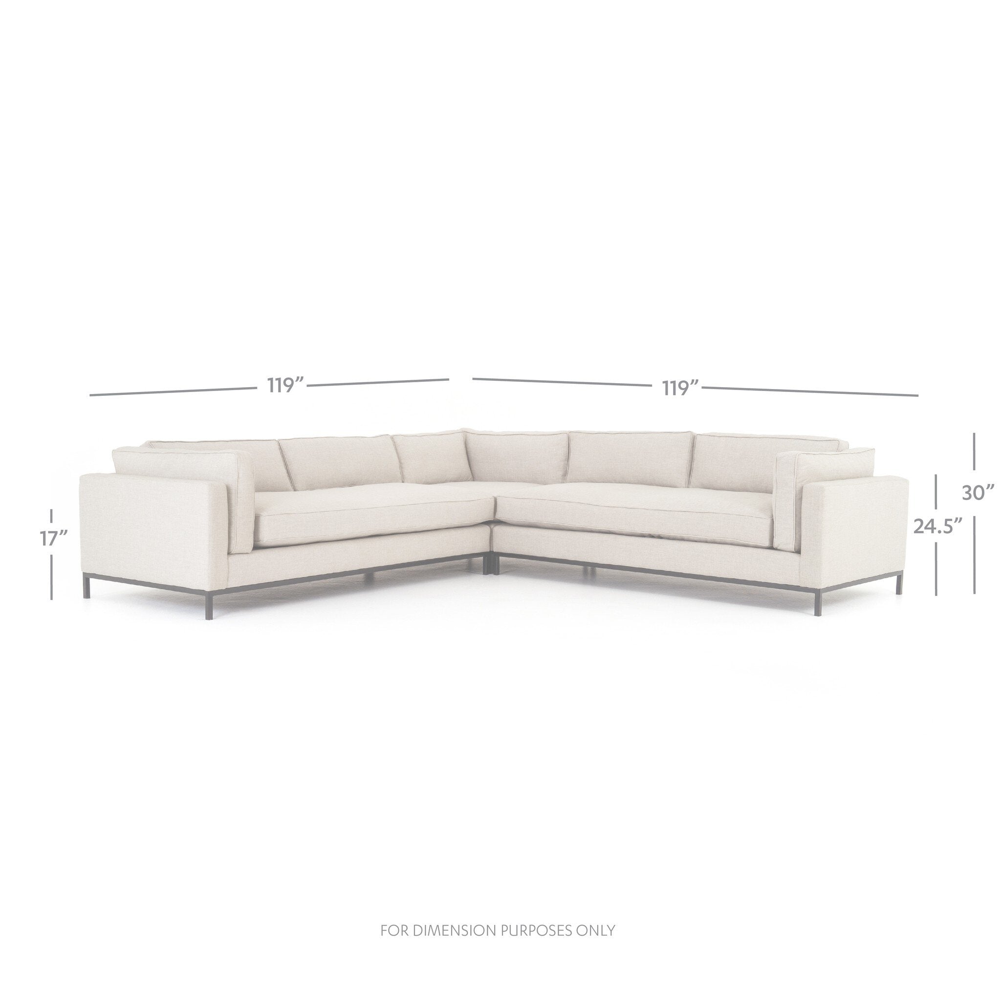 Grammercy 3-Piece Sectional