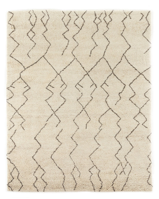 Taza Moroccan Hand Knotted Rug 10x14'